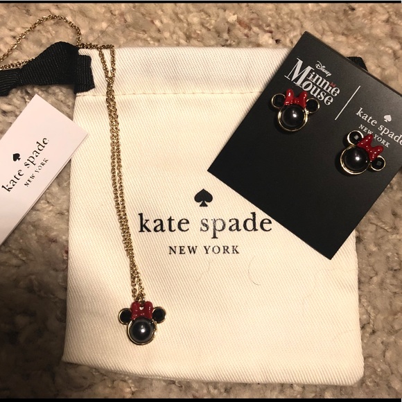 kate spade Jewelry - SOLD!!! Kate Spade Minnie Mouse set